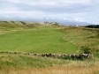  the 14th at Seascale runs beside the railway line and the sea