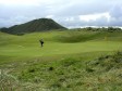 the author on the green at the magnificent 14th hole (photo courtesy Gary Prendergast)